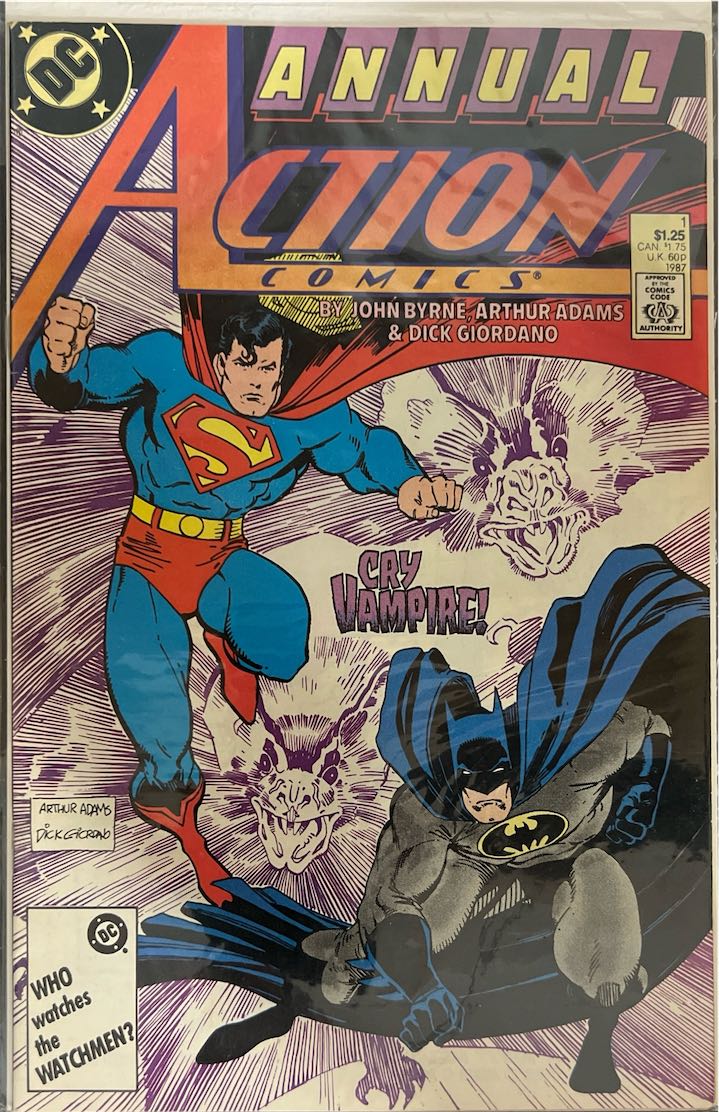 Action Comics, Annual #001, Cry Vampire! (DC Comics, 1987) - Direct Sales