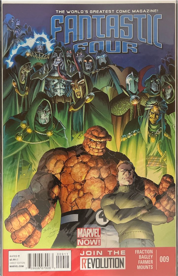 Fantastic Four, #009, Join the Revolution (Marvel, 2013) - Direct Edition