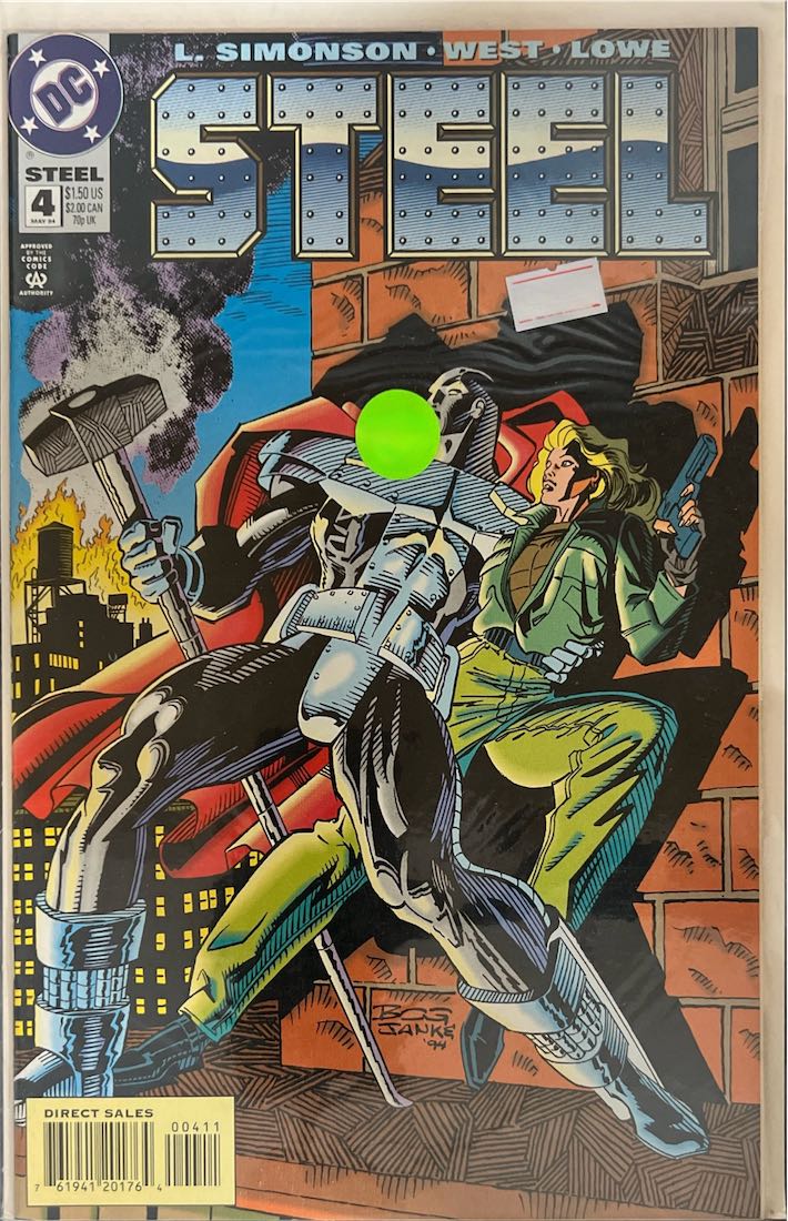 Steel, #004 (DC Comics, 1994) - Direct Sales