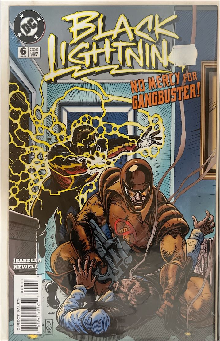 Black Lightning, #006, No Mercy for Gangbuster! (DC Comics, 1995) - Direct Sales