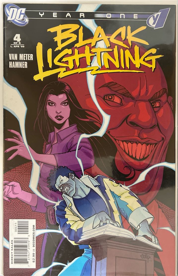 Black Lightning, #004, Year One (DC Comics, 2009) - Direct Sales