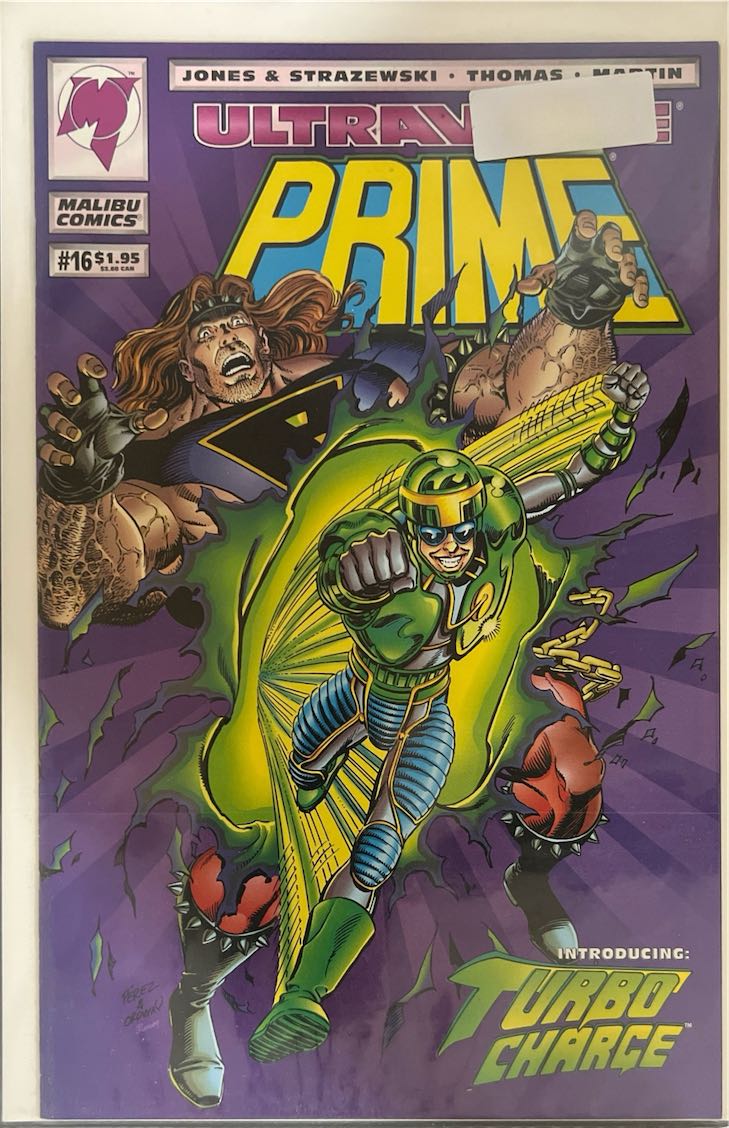 Ultraverse Prime, #016, Introducing Turbo Charge (Malibu Comics, 1994) - Direct Sales