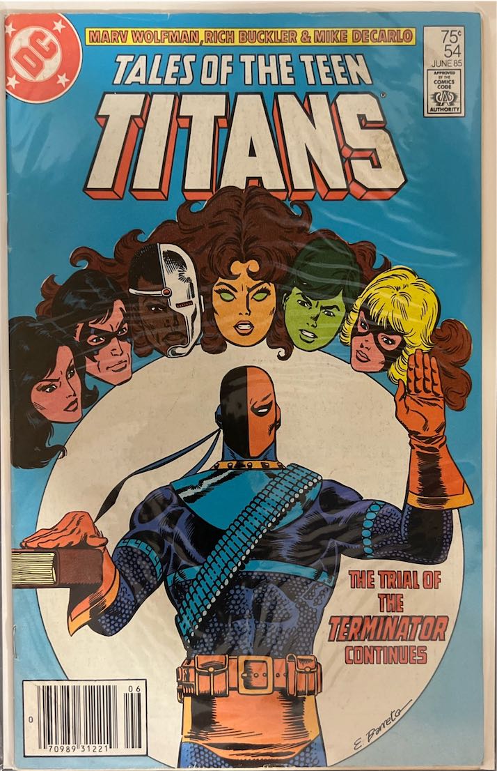 Tales of the Teen Titans, #054, The Trial of the Terminator Continues (DC Comics, 1985) - Direct Sales