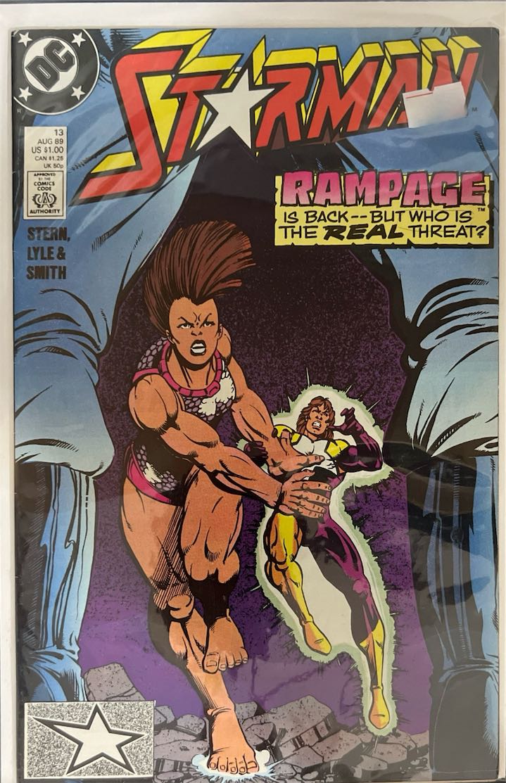 Starman, #013, Rampage is Back - But Who is the Real Threat? (DC, 1989) - Direct Sales