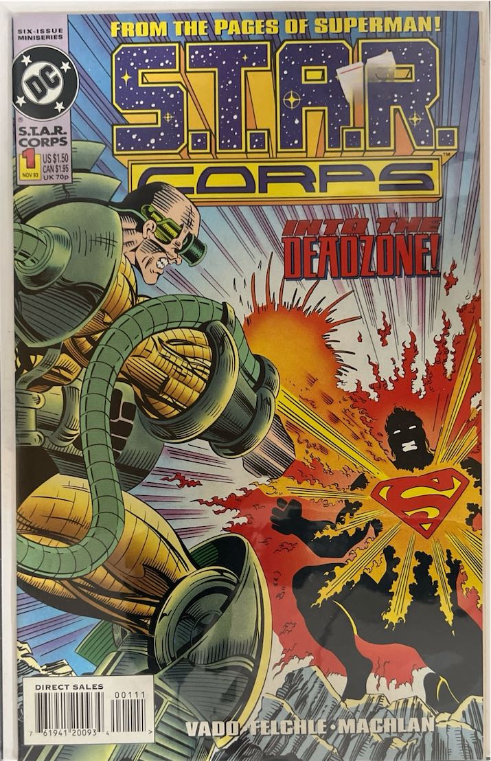 S.T.A.R. Corps, #001, Into the Deadzone (DC Comics, 1993) - Direct Sales