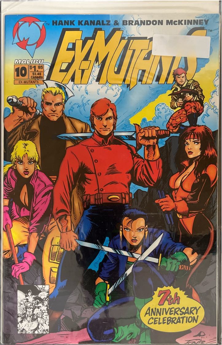 Ex-Mutants, #010, 7th Anniversary Celebration (Malibu, 1993) - Direct Sales