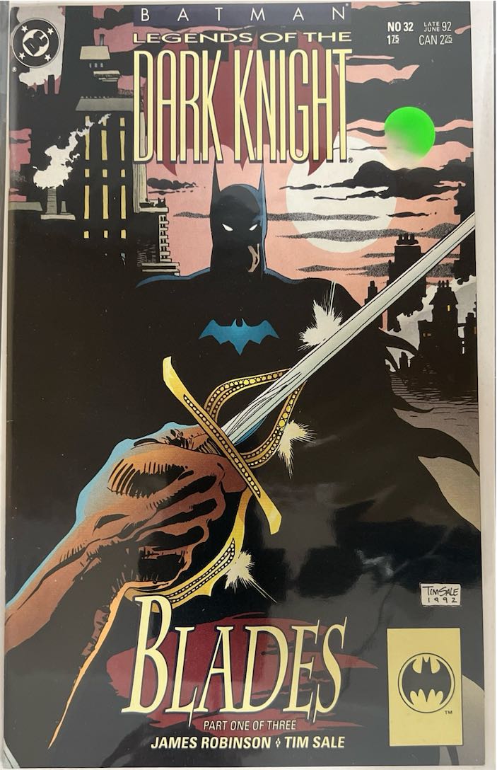 Batman: Legends of the Dark Knight, #032, Blades (DC Comics, 1992) - Direct Sales