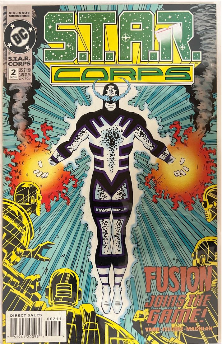 S.T.A.R. Corps, #002, Fusion Joins the Game! (DC, 1993) - Direct Sales