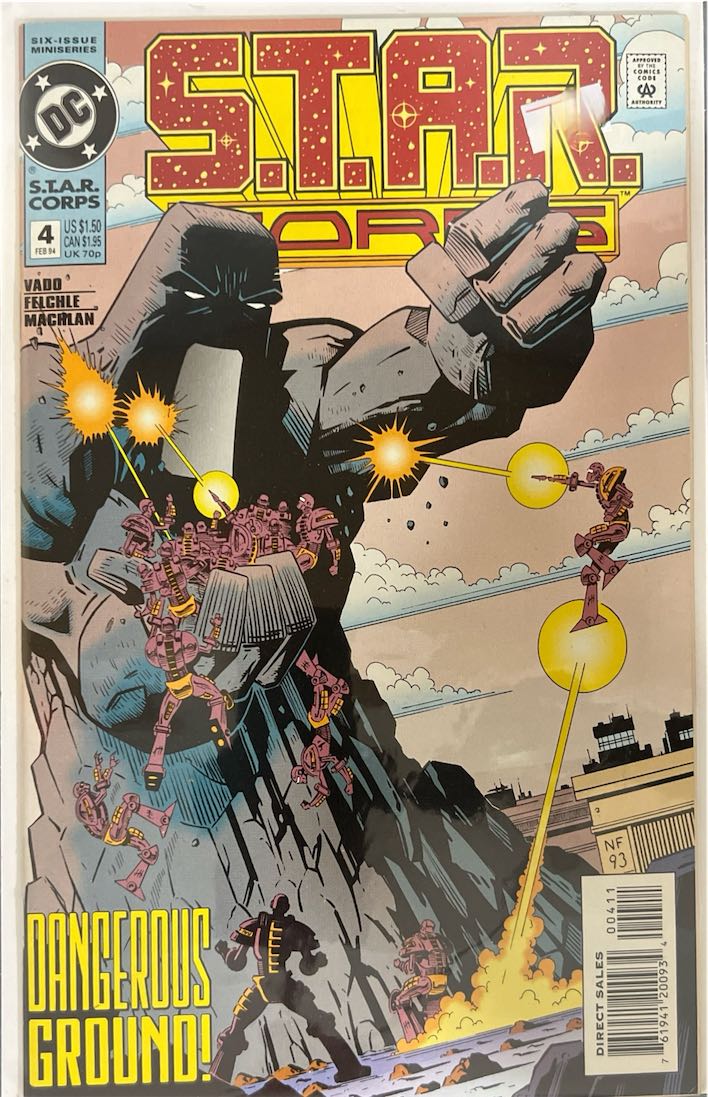 S.T.A.R. Corps, #004, Dangerous Ground! (DC Comics, 1993) - Direct Sales