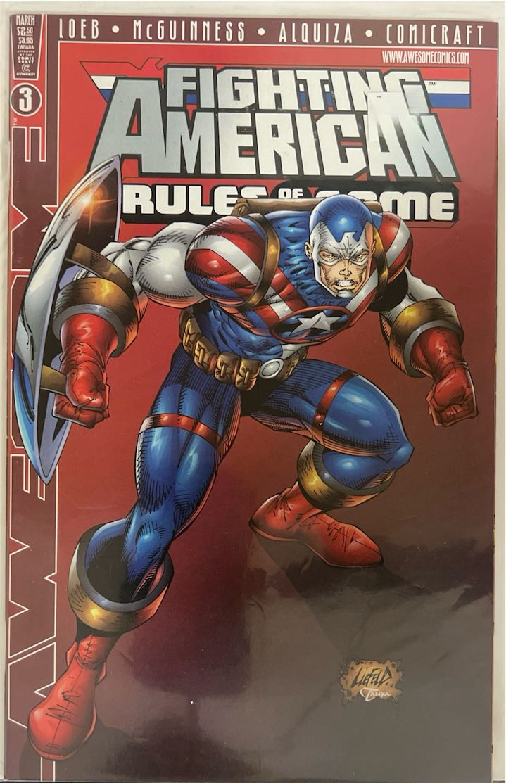 Fighting American, #003, Rules of the Game (Awesome Comics, 1997) - Direct Sales