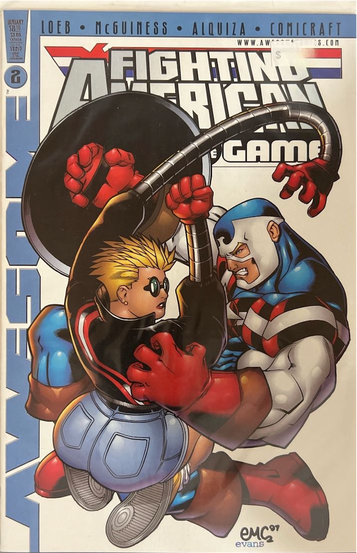 Fighting American, #002, Rules of the Game (Awesome Comics, 1997) - Direct Sales