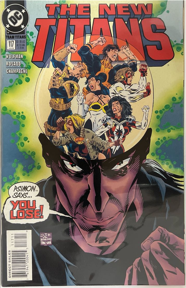 The New Titans, #117, Team Titans (DC Comics, 1994) - Direct Sales