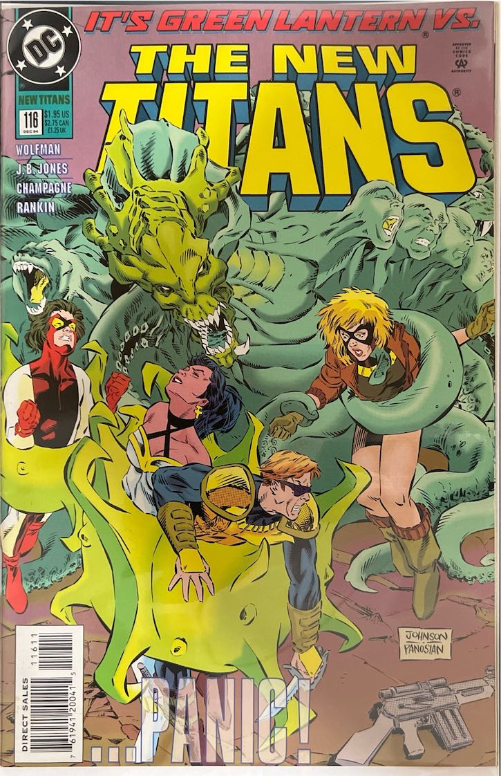 The New Titans, #116, ...Panic! (DC Comics, 1994) - Direct Sales