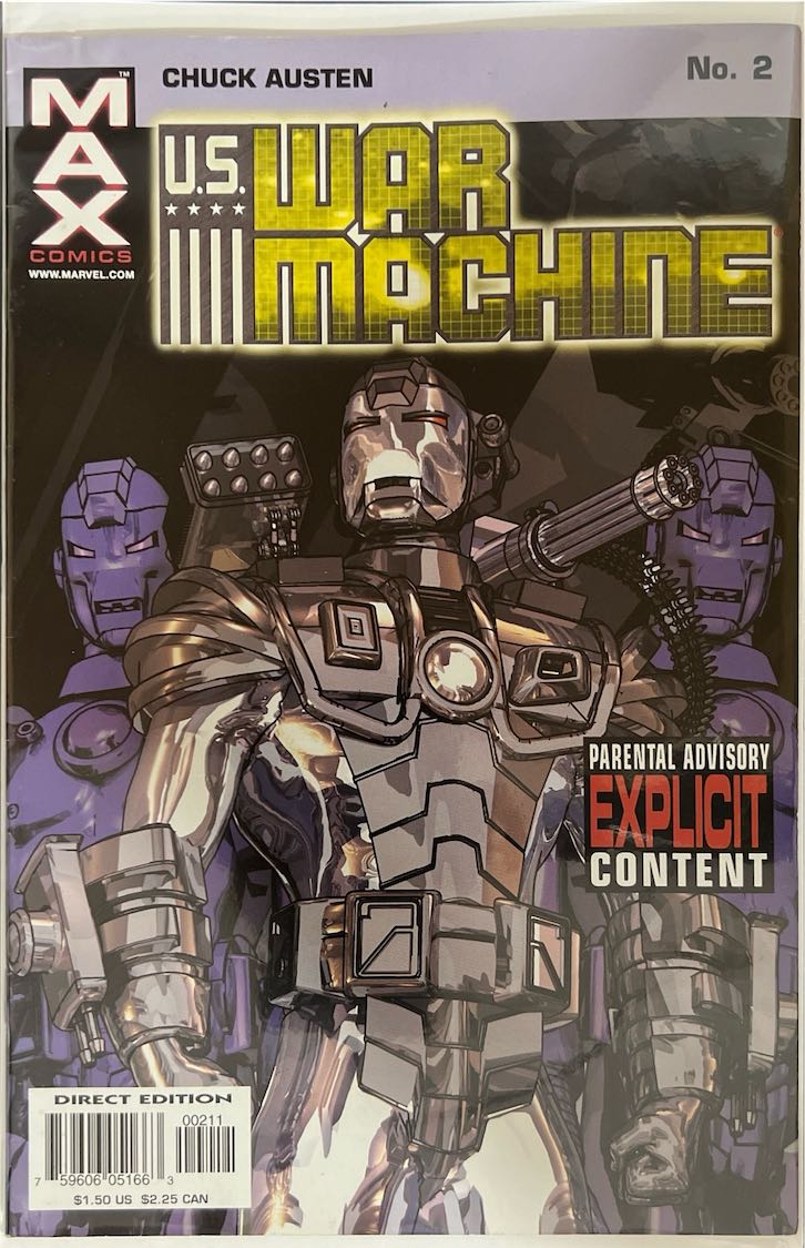 U.S. War Machine, #002, (Marvel, 2001) - Direct Edition