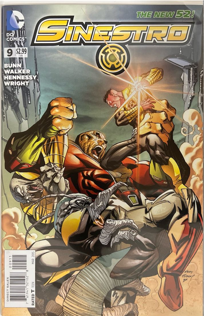 Sinestro, #009, (DC Comics, 2015) - Direct Sales