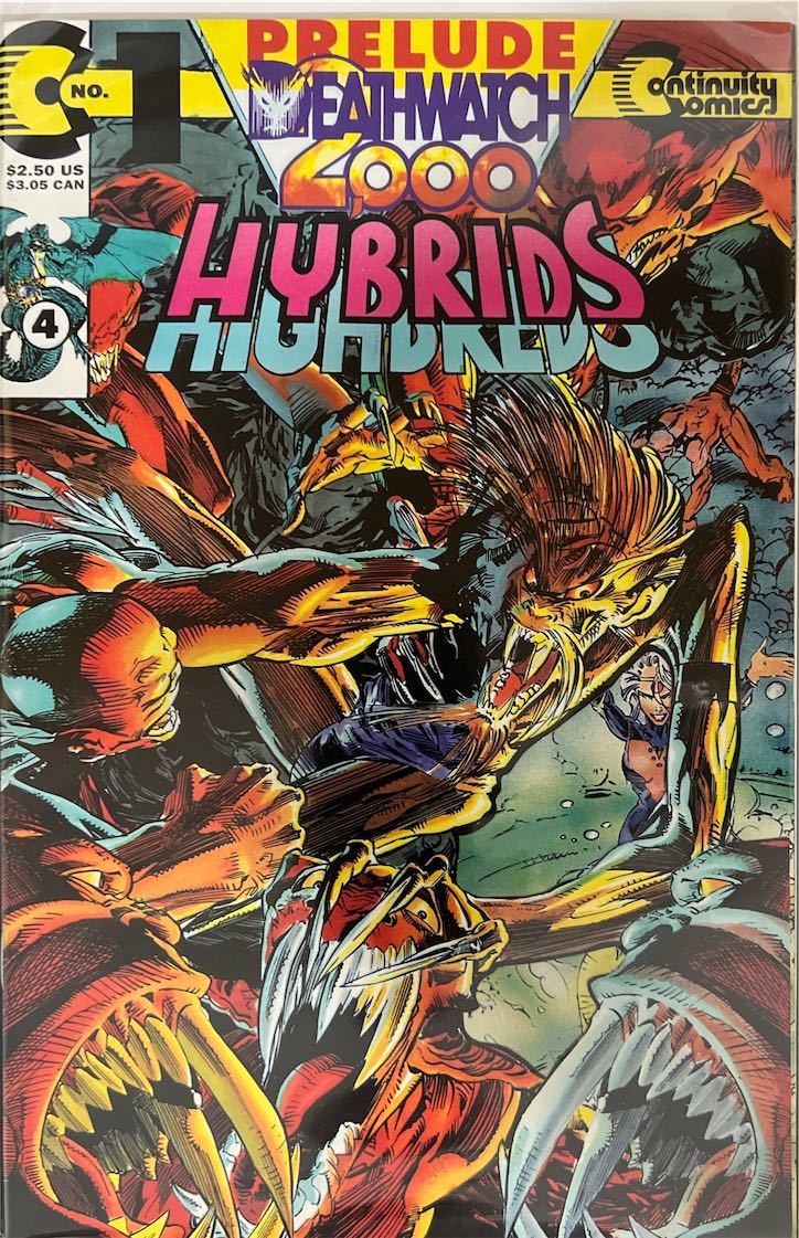 Hybrids Highbreds, #004, Prelude to Deathwatch 2000 (Continuity Comics, 1993) - Direct Sales