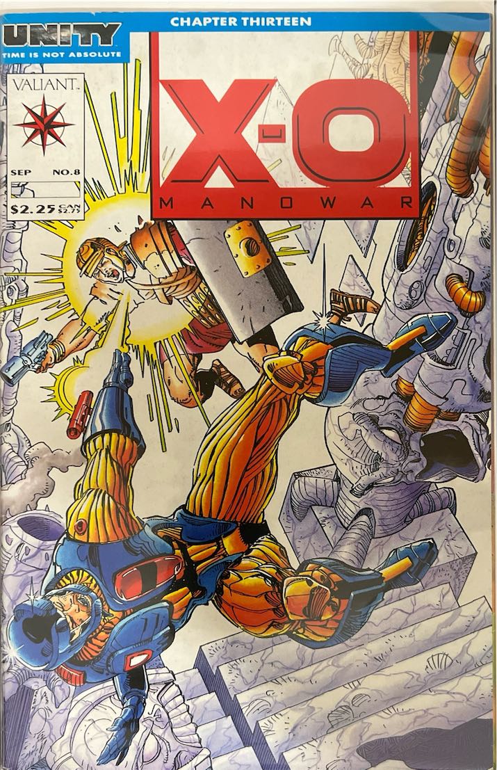 X-O Manowar, #008, Unity Chapter Thirteen (Valiant Comics, 1992) - Direct Sales