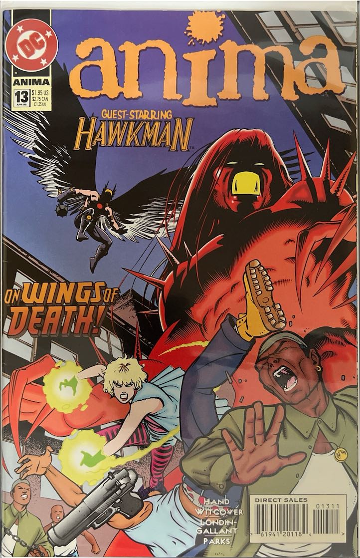 Anima, #013, On Wings of Death! (DC Comics, 1994) - Direct Sales