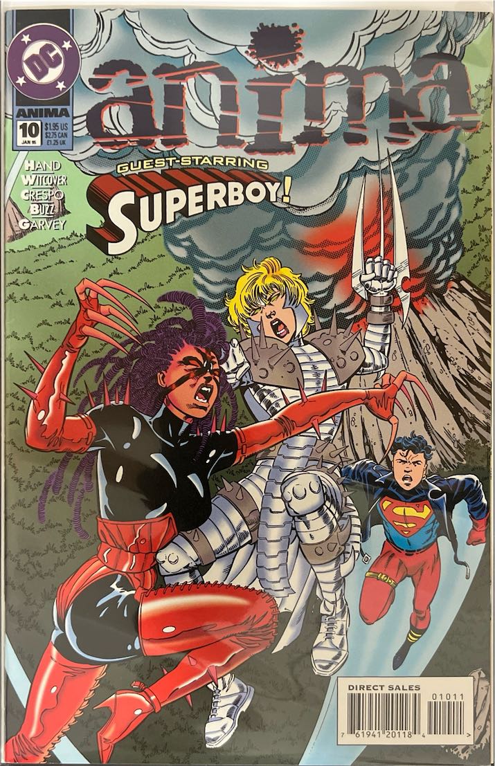 Anima, #010, Guest-Starring Superboy! (DC Comics, 1994) - Direct Sales