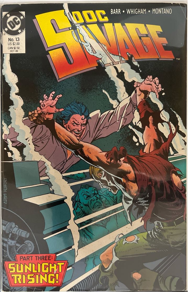 Doc Savage, #013, Sunlight Rising Part Three (DC Comics, 1989) - Direct Edition