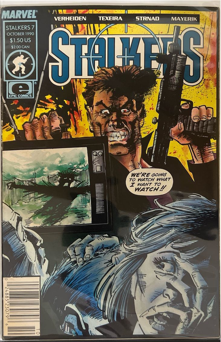 Stalkers, #007 (Marvel, 1990) - Direct Sales