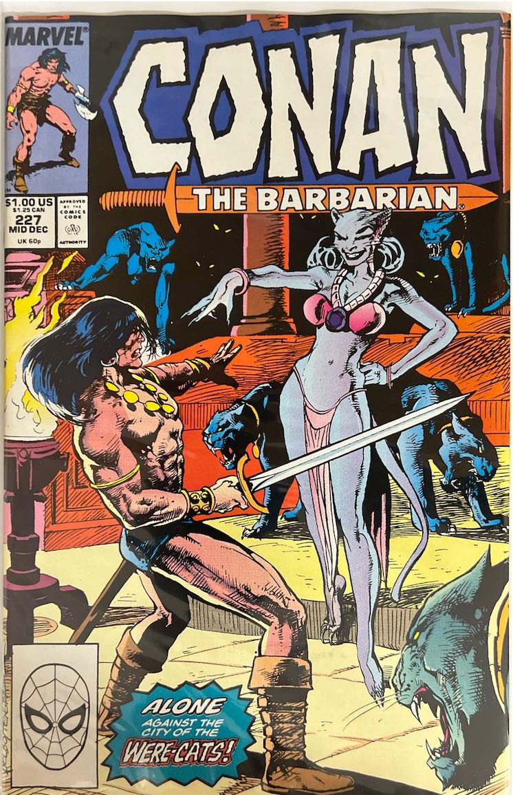 Conan the Barbarian, #227 (Marvel, 1989) - Direct Sales