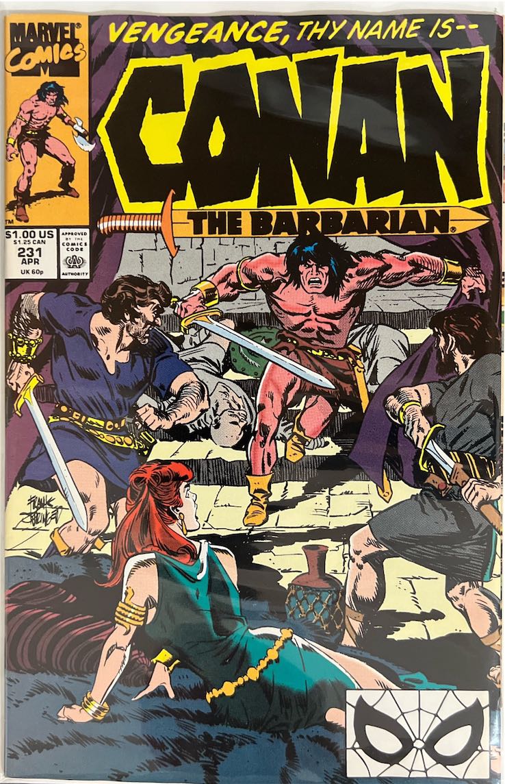 Conan the Barbarian, #231, Vengeance, Thy Name Is (Marvel Comics, 1990) - Direct Sales