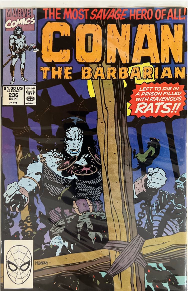 Conan the Barbarian, #236 (Marvel, 1990) - Direct Sales