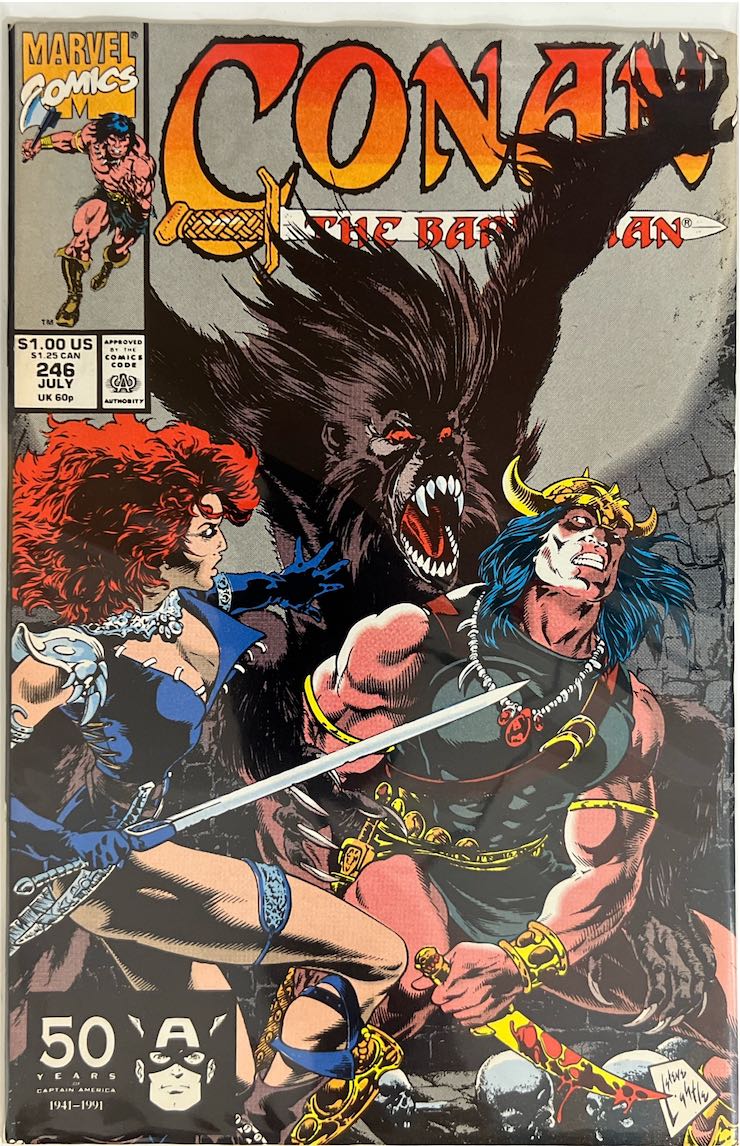 Conan the Barbarian, #246, (Marvel, 1991) - Direct Sales