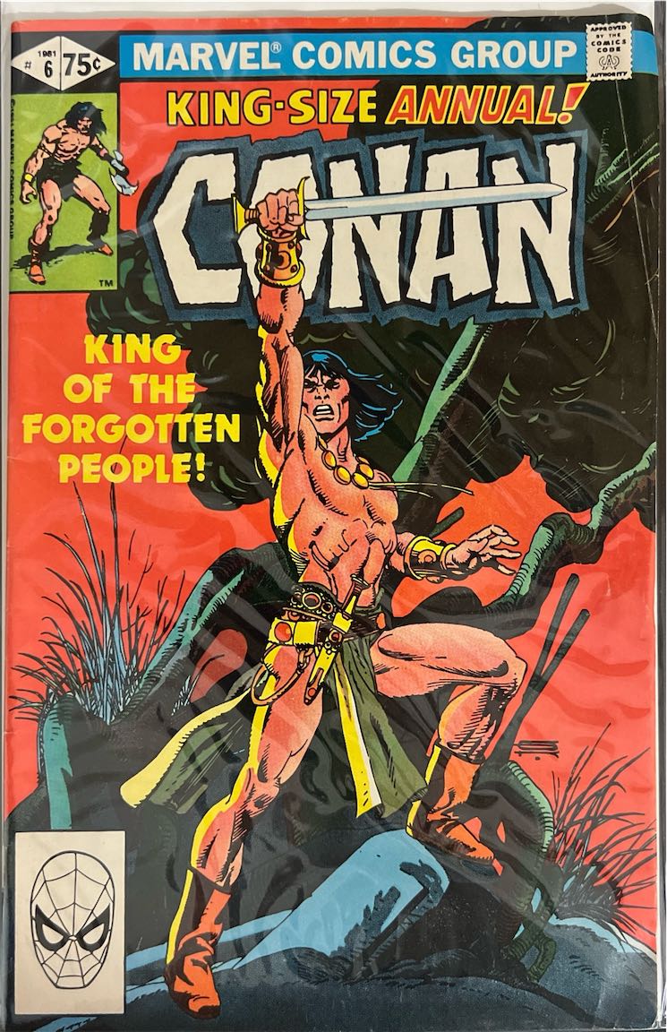 Conan, #006, King Size Annual! (Marvel Comics, 1981) - Direct Sales