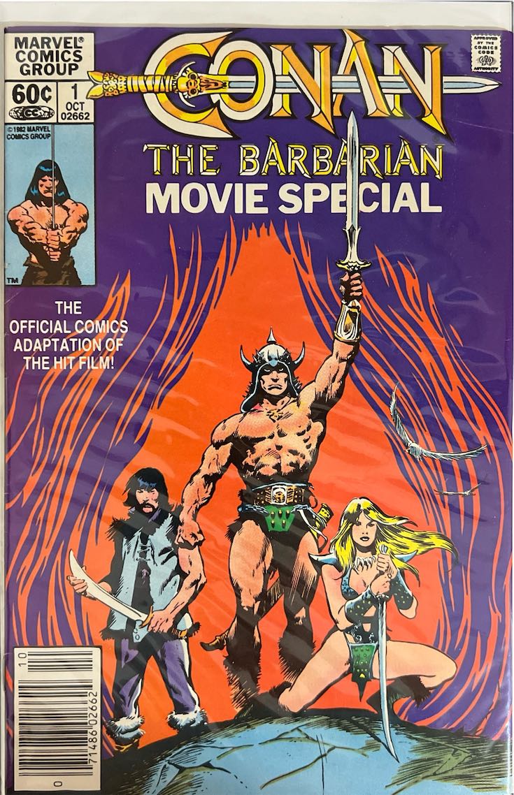 Conan the Barbarian, #001, Movie Special (Marvel Comics, 1982) - Direct Edition