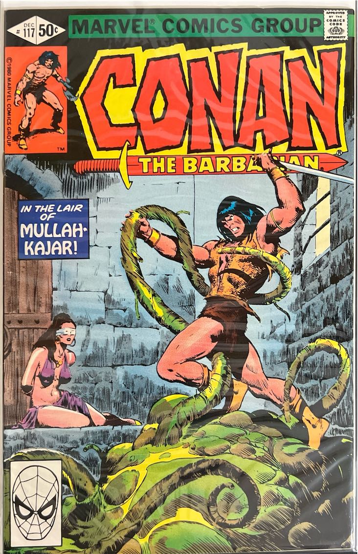 Conan the Barbarian, #117, In the Lair of Mullah-Kajar! (Marvel, 1980) - Direct Sales Edition