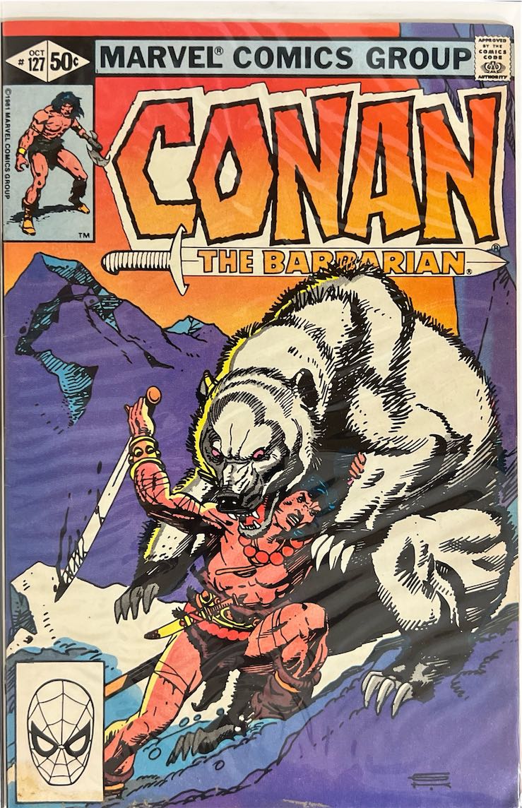 Conan the Barbarian, #127 (Marvel, 1981) - Newsstand Edition