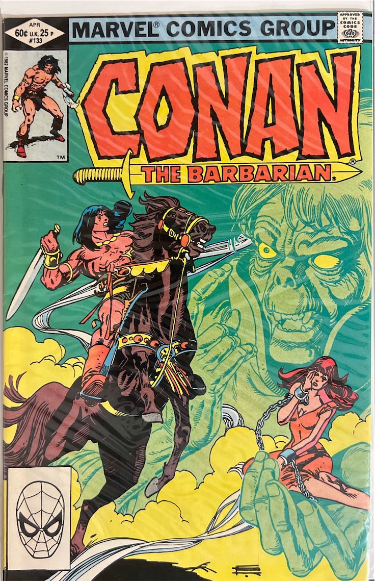 Conan the Barbarian, #133 (Marvel Comics Group, 1982) - Direct Edition