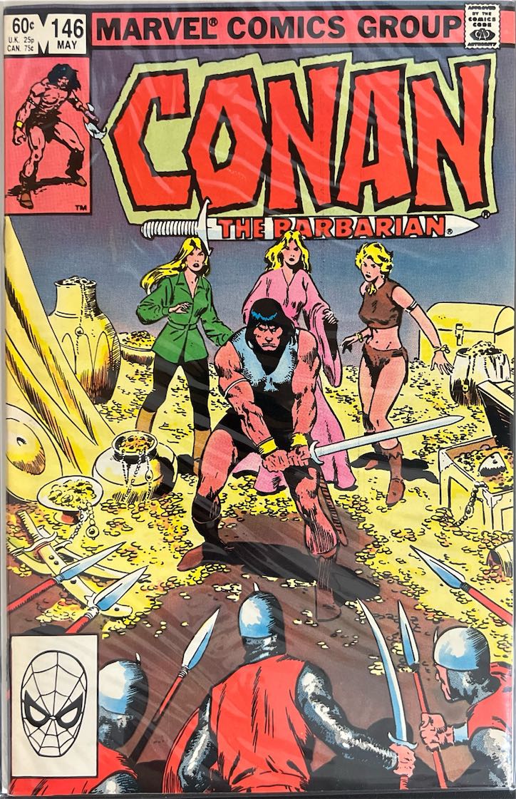 Conan the Barbarian, #146, (Marvel Comics, 1983) - Direct Sales