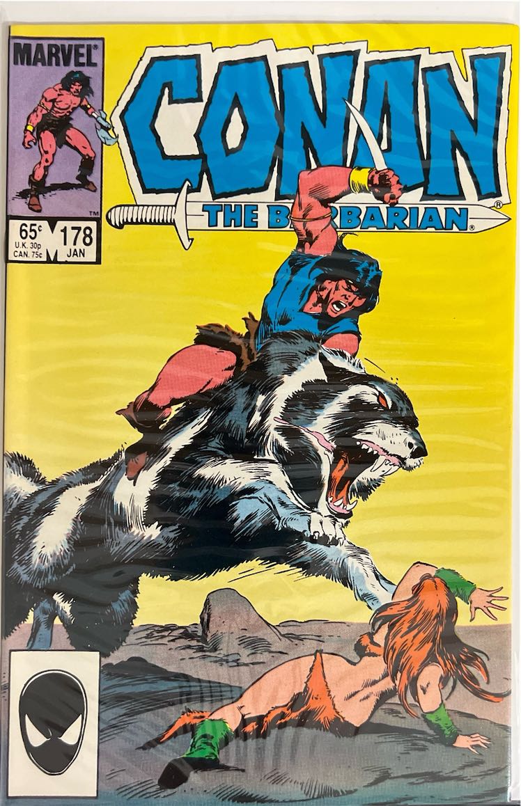 Conan the Barbarian, #178, (Marvel, 1986) - Direct Sales