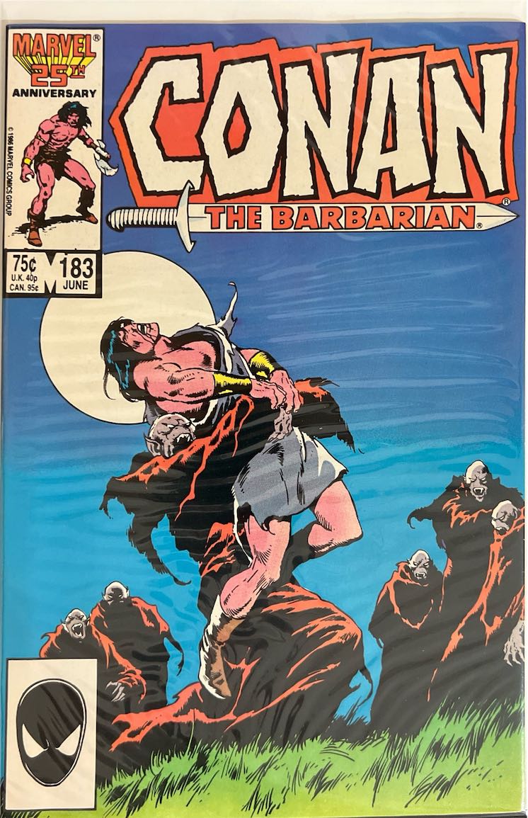 Conan the Barbarian, #183, (Marvel, 1986) - Direct Sales