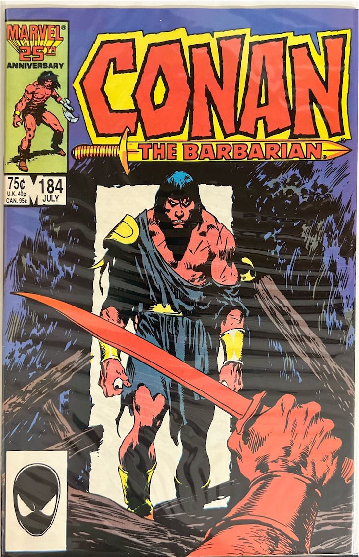 Conan the Barbarian, #184, N/A (Marvel, 1986) - Direct Edition