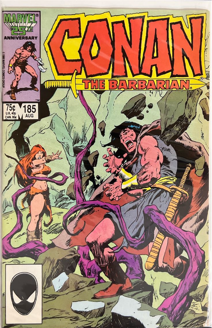 Conan the Barbarian, #185 (Marvel, 1986) - Direct Sales Edition