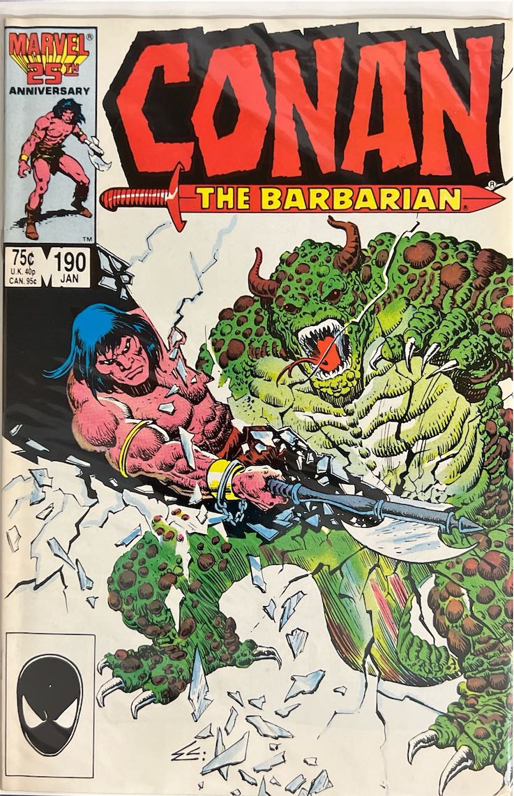 Conan the Barbarian, #190, (Marvel, 1987) - Direct Edition