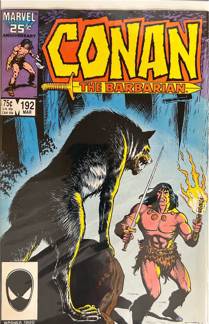 Conan the Barbarian, #192 (Marvel, 1986) - Direct Sales