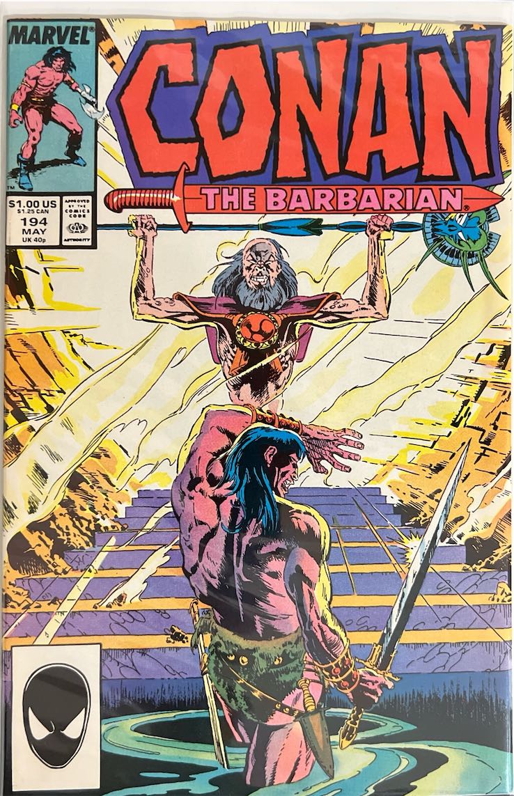 Conan the Barbarian, #194 (Marvel, 1987) - Direct Sales