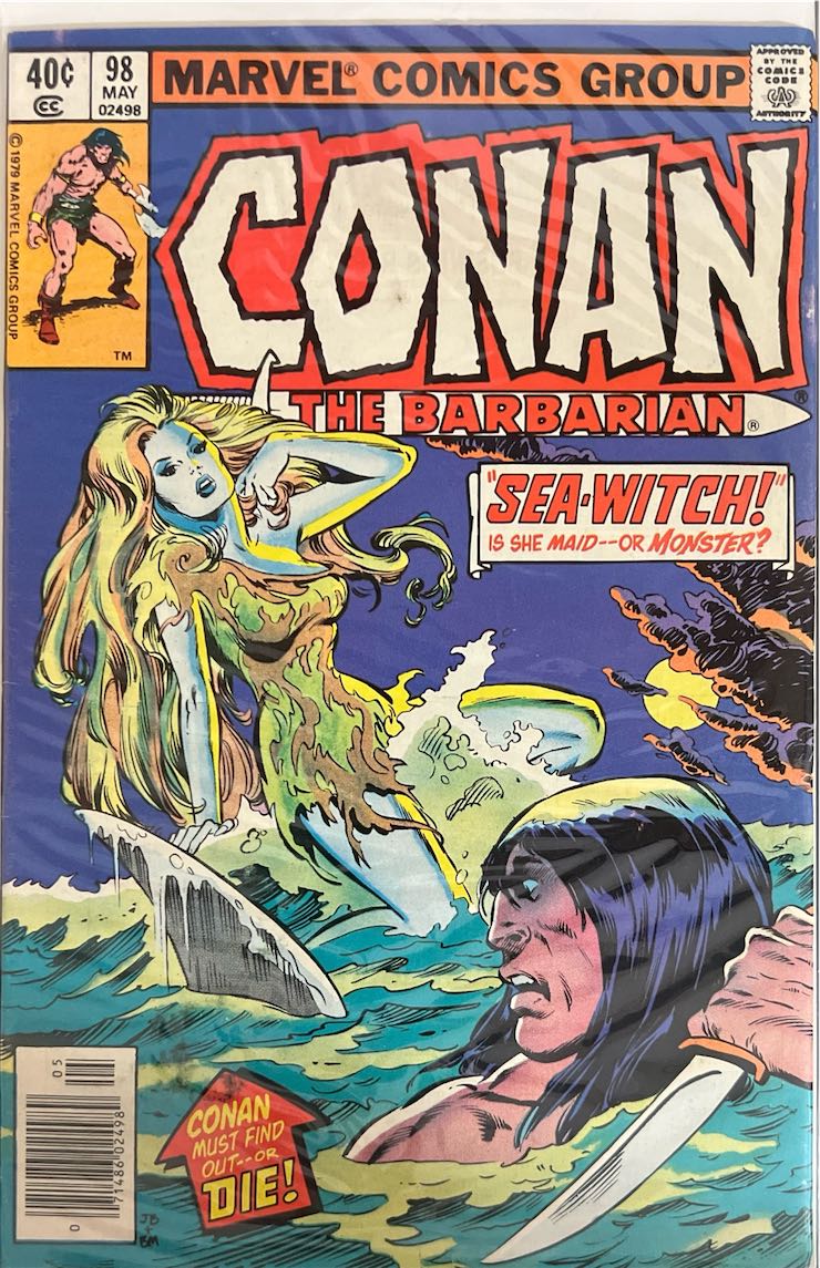 Conan the Barbarian, #098, Sea-Witch! (Marvel, 1979) - Direct Edition