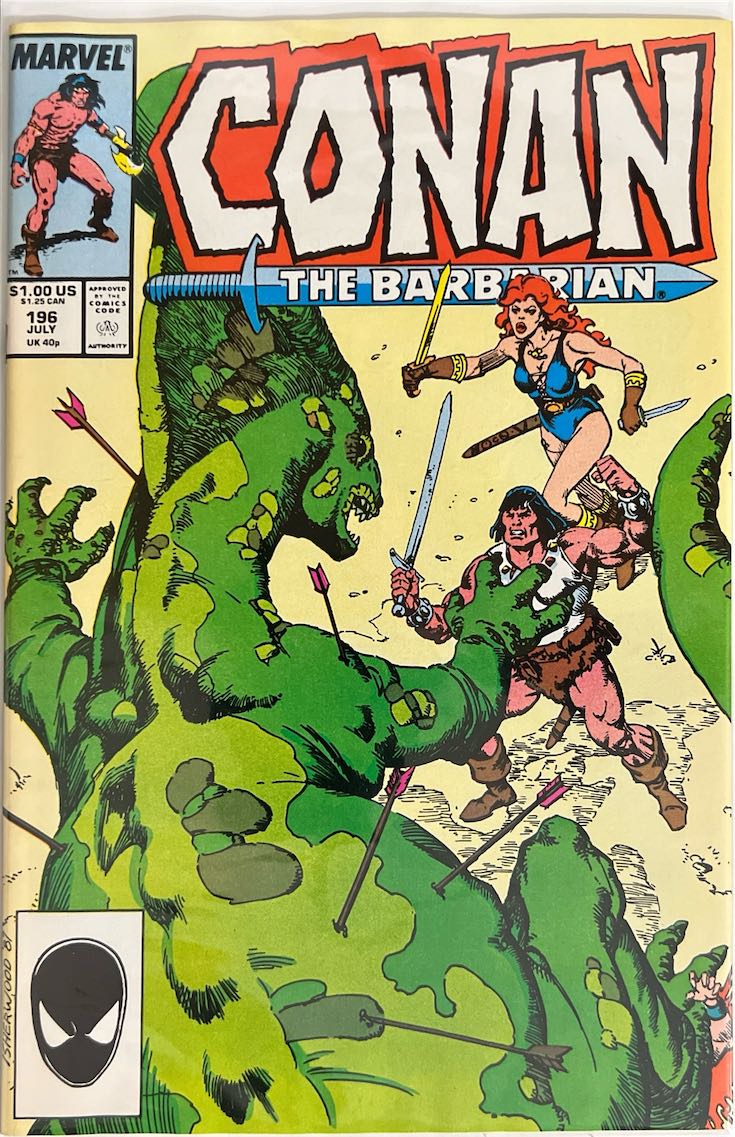 Conan the Barbarian, #196 (Marvel, 1987) - Direct Edition