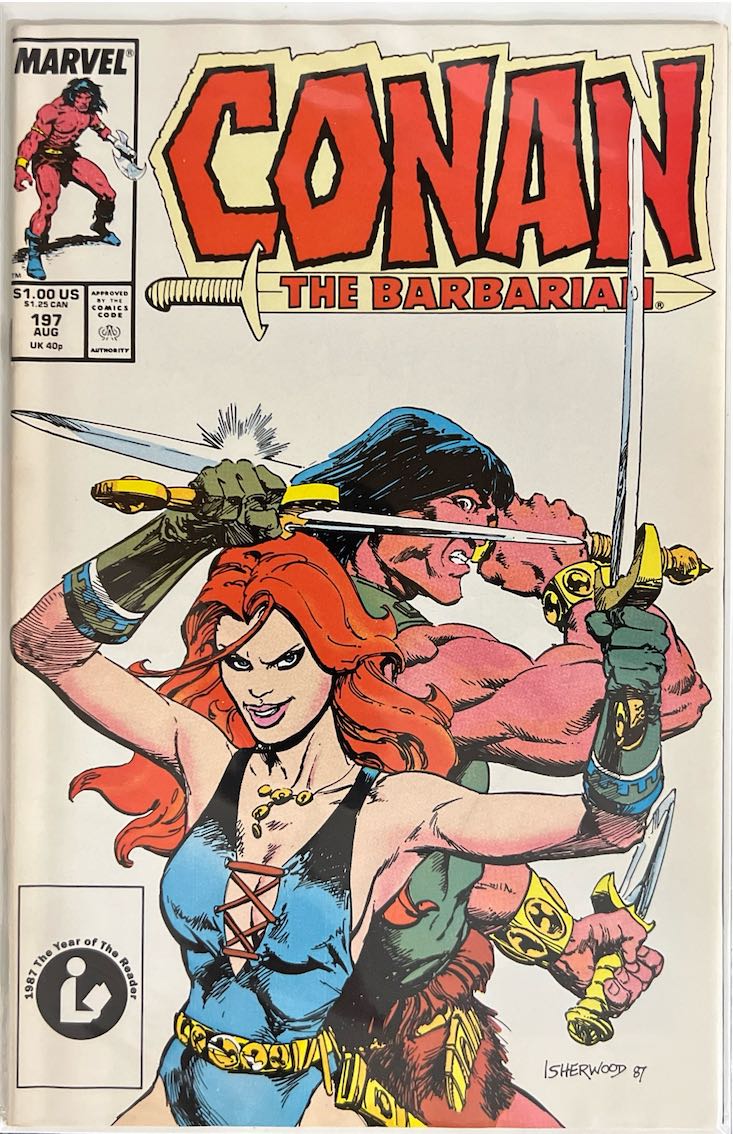 Conan the Barbarian, #197, (Marvel, 1987) - Direct Sales