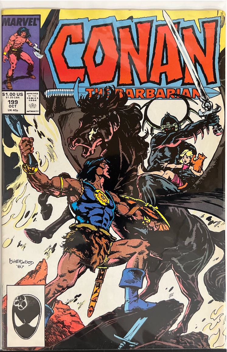 Conan the Barbarian, #199 (Marvel, 1987) - Direct Sales