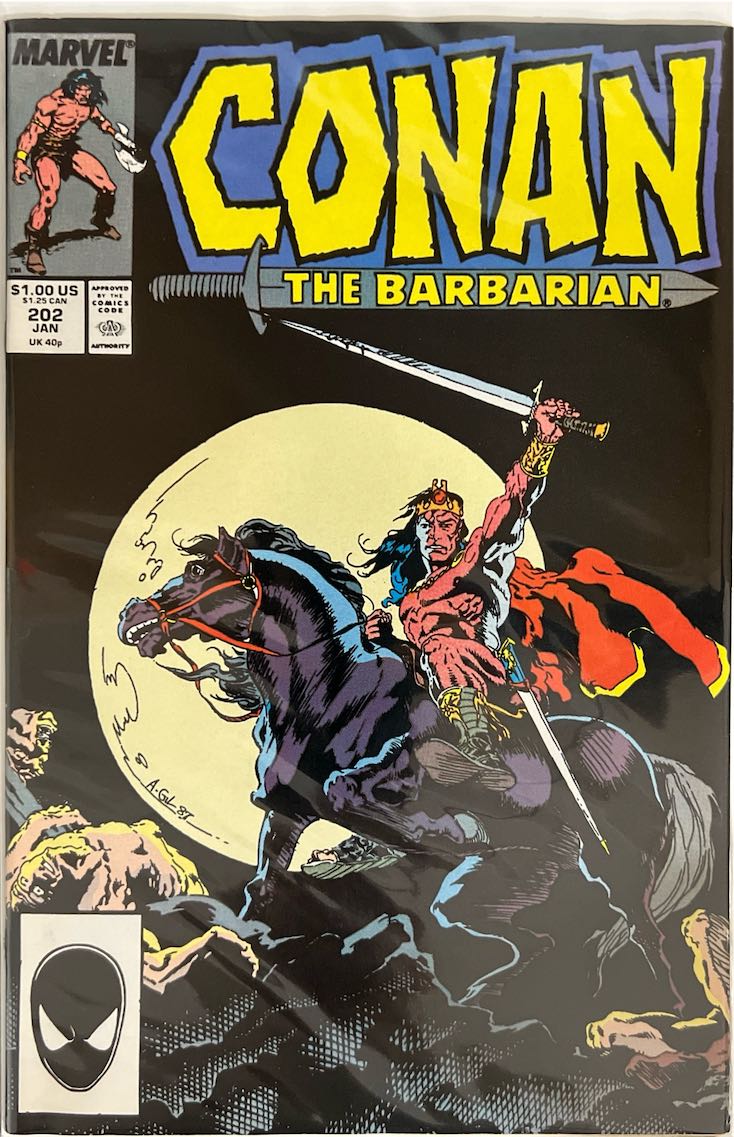 Conan the Barbarian, #202, (Marvel, 1987) - Direct Sales