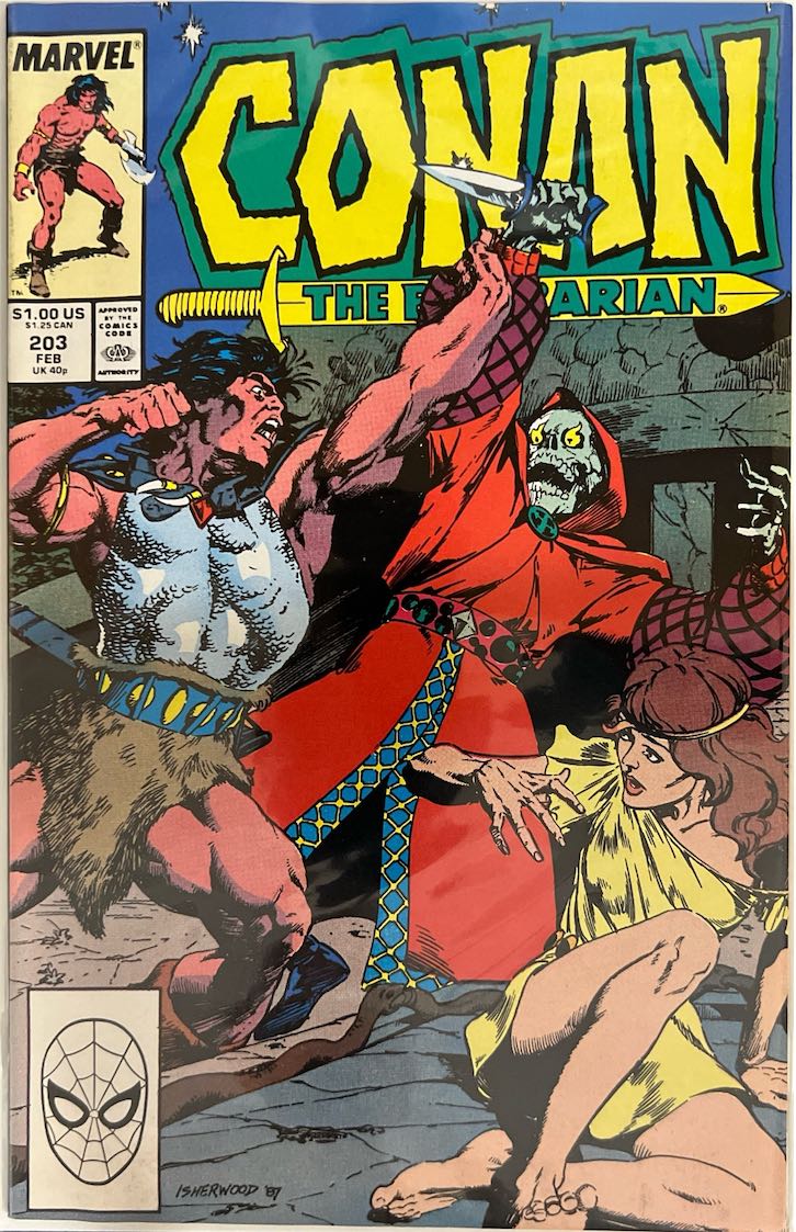 Conan the Barbarian, #203, (Marvel, 1987) - Direct Edition