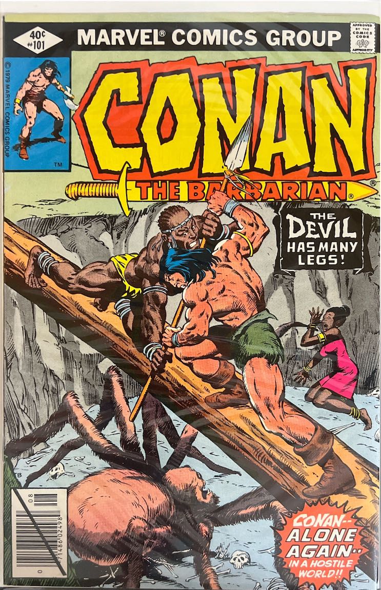 Conan the Barbarian, #101, The Devil Has Many Legs! (Marvel Comics, 1979) - Direct Sales