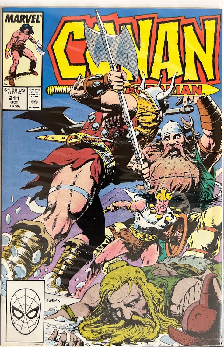 Conan the Barbarian, #211 (Marvel, 1989) - Direct Sales